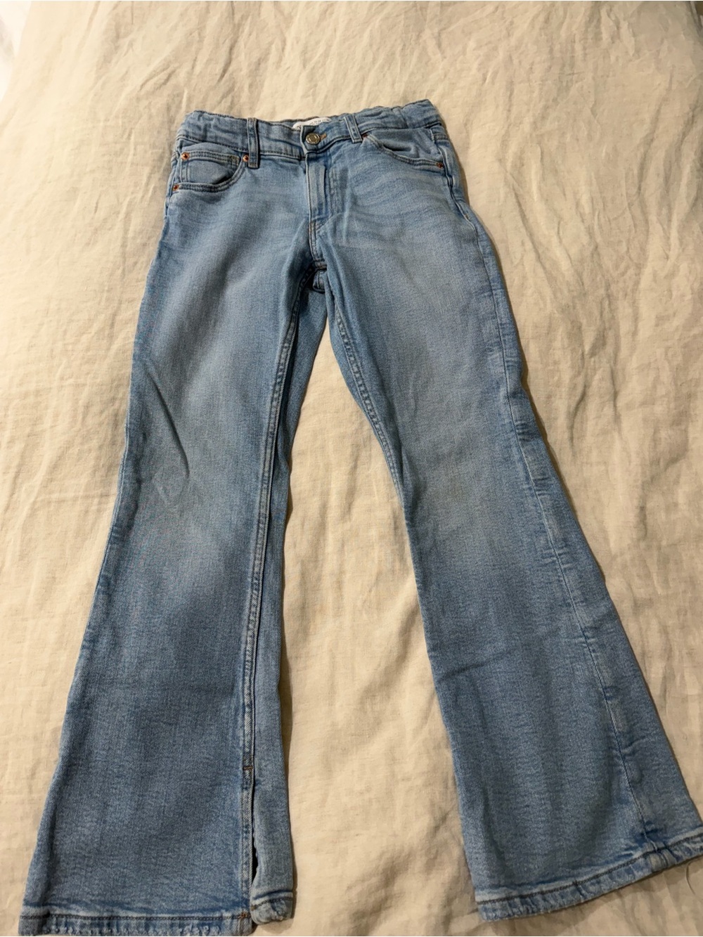 Zara Kids Light Blue Flared Jeans